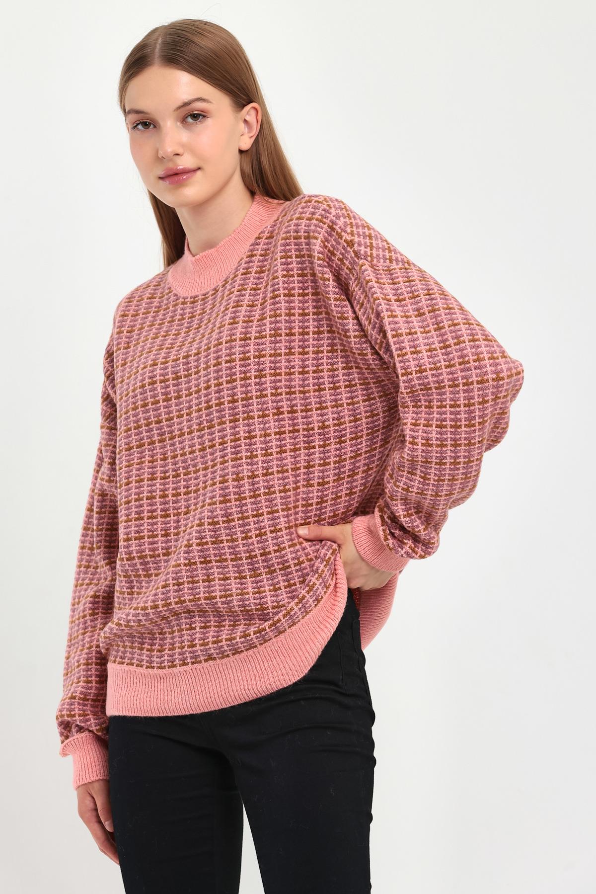 DESENLİ YARIM BALIKÇI TRİKO KAZAK