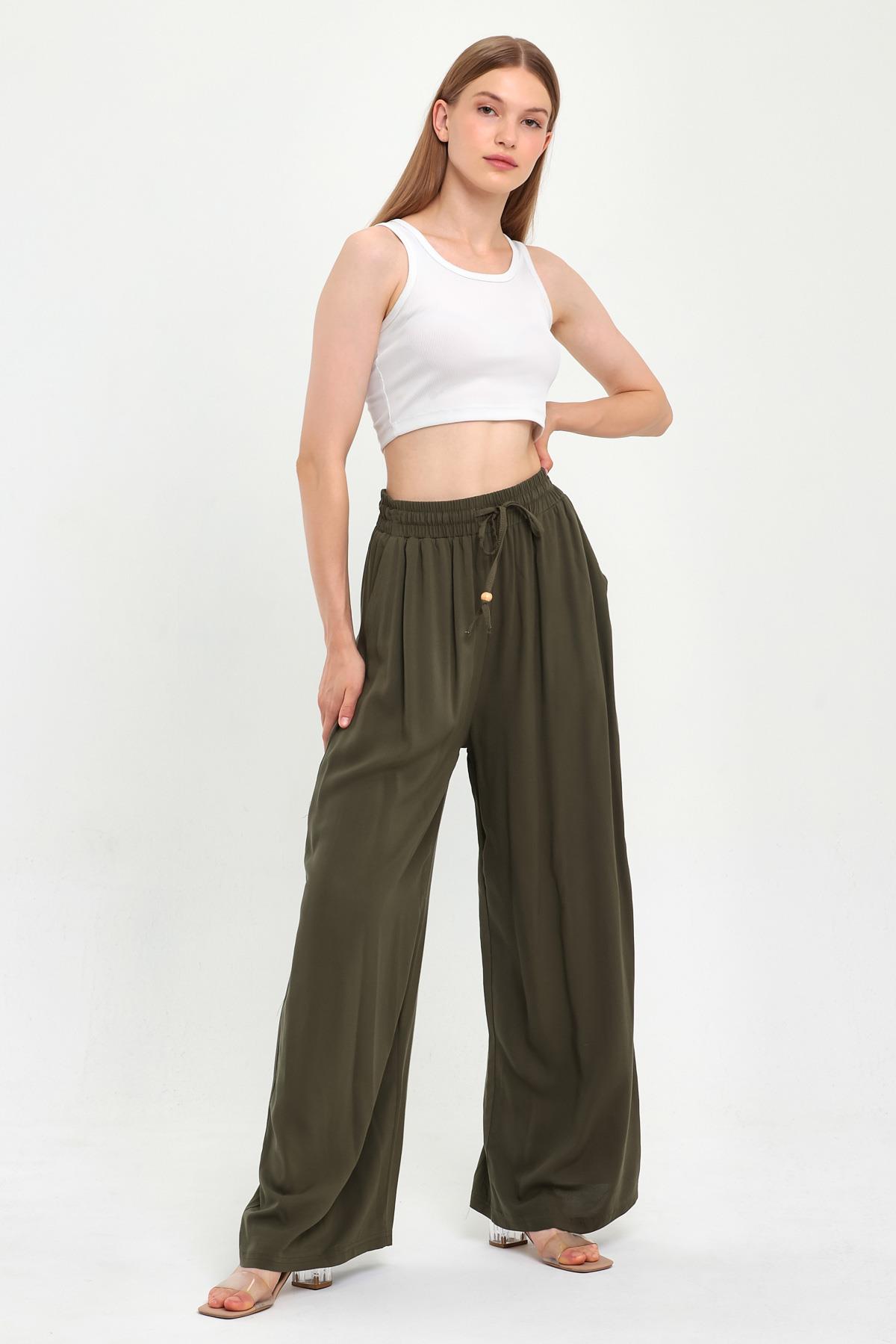 BELI LASTİKLİ PALAZZ0 PANTOLON