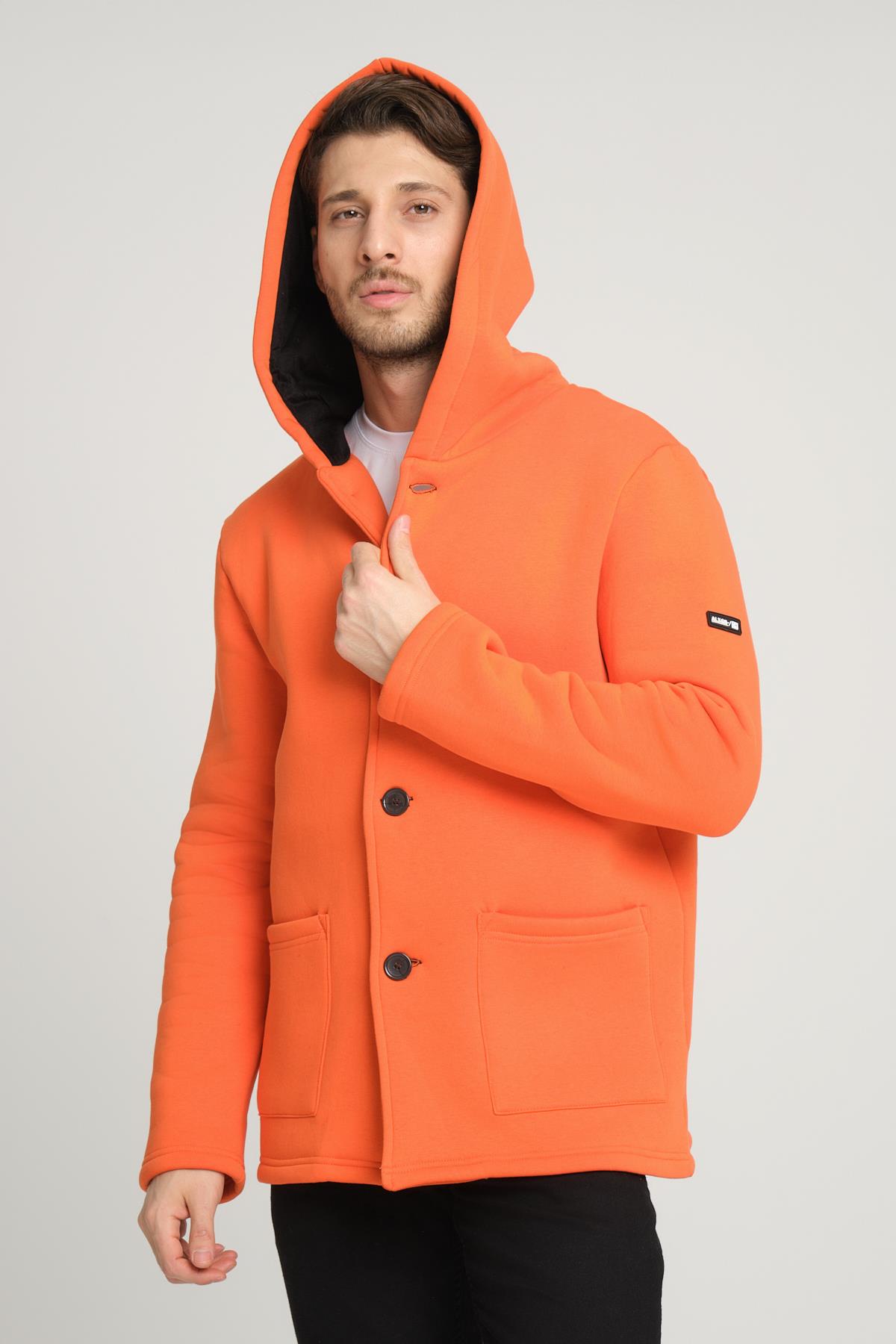 KAPÜŞONLU İÇİ ŞARDONLU OVERSİZE CEKE