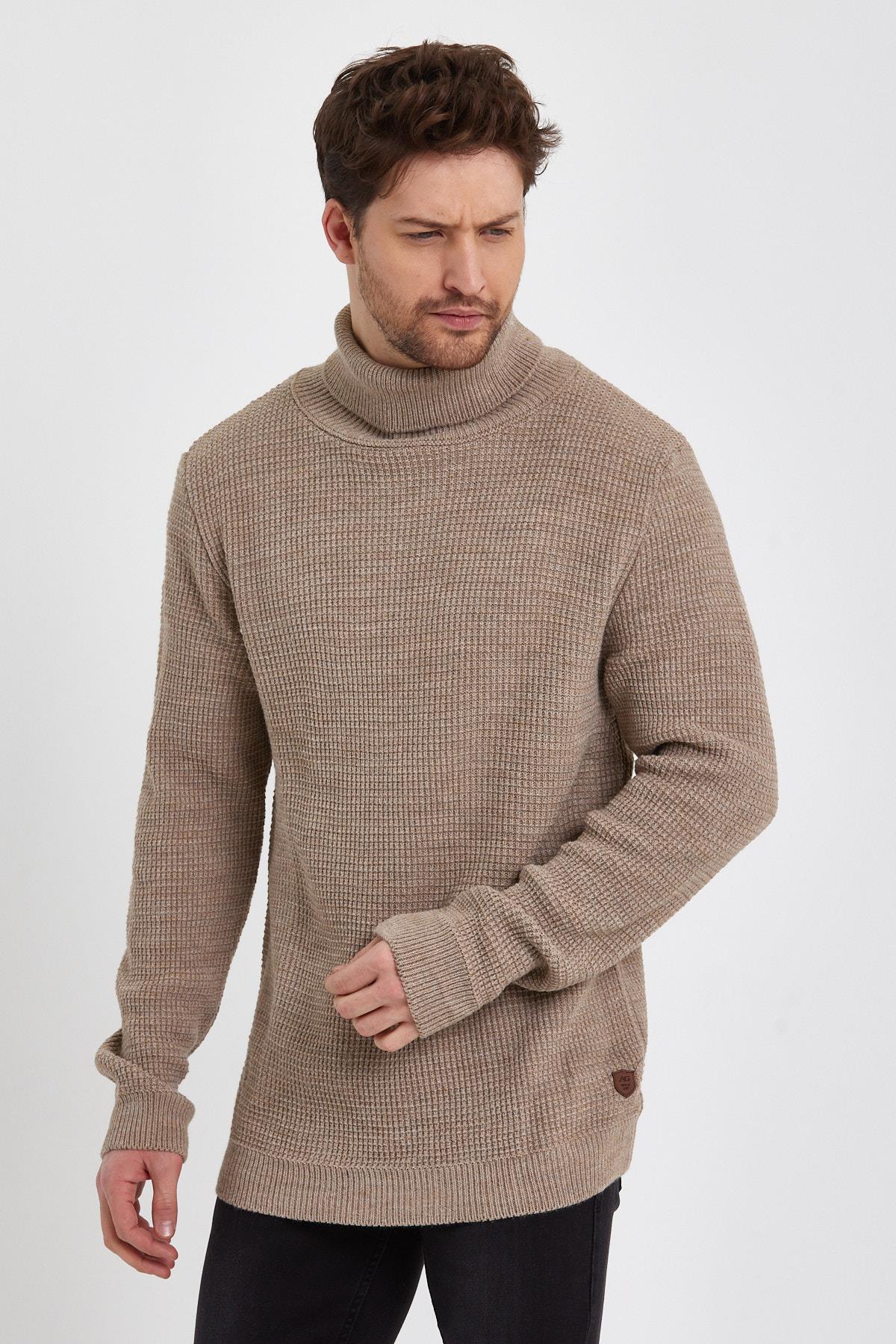 BALIKÇI YAKA TRİKO KAZAK